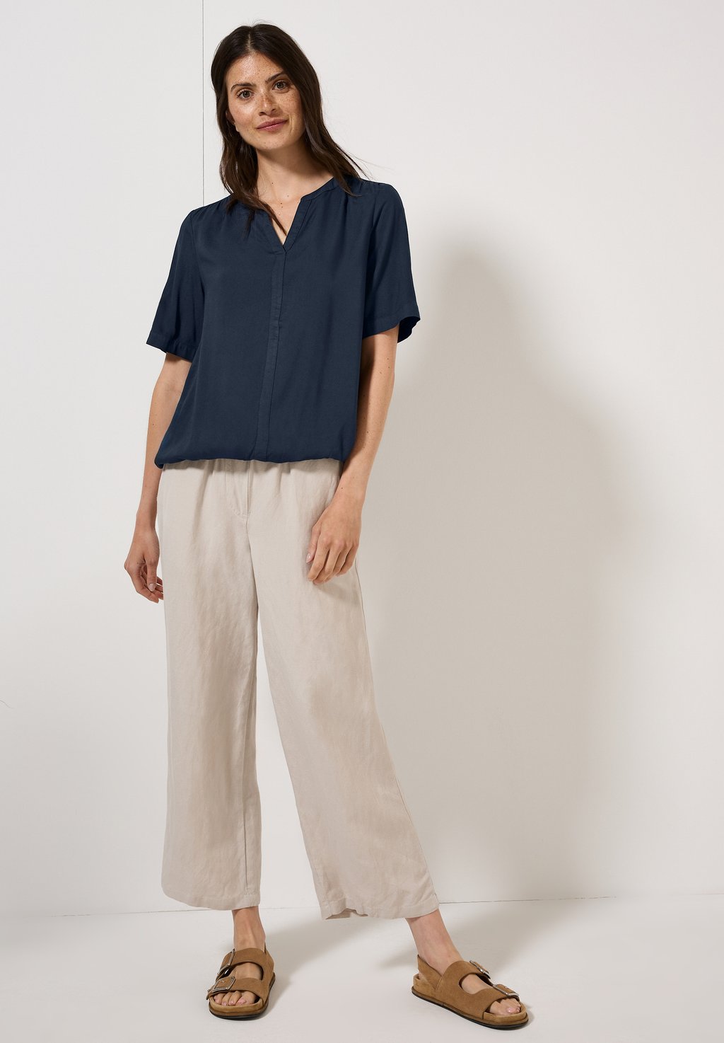

Блуза SPLIT NECK Cecil, цвет Blau