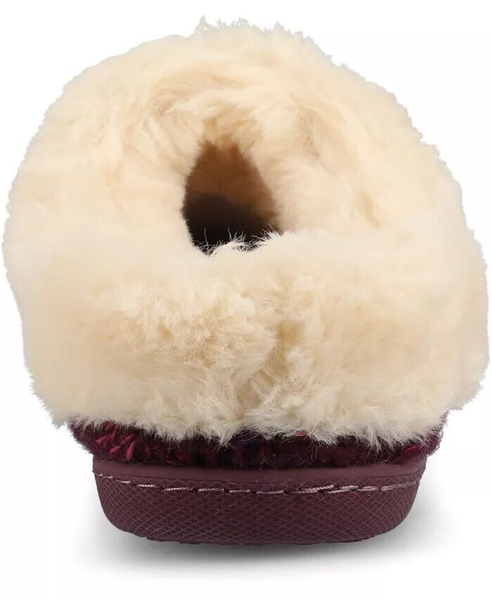 Женские тапочки-сабо Adiah с круглым носком Journee Collection, фиолетовый — фото 3