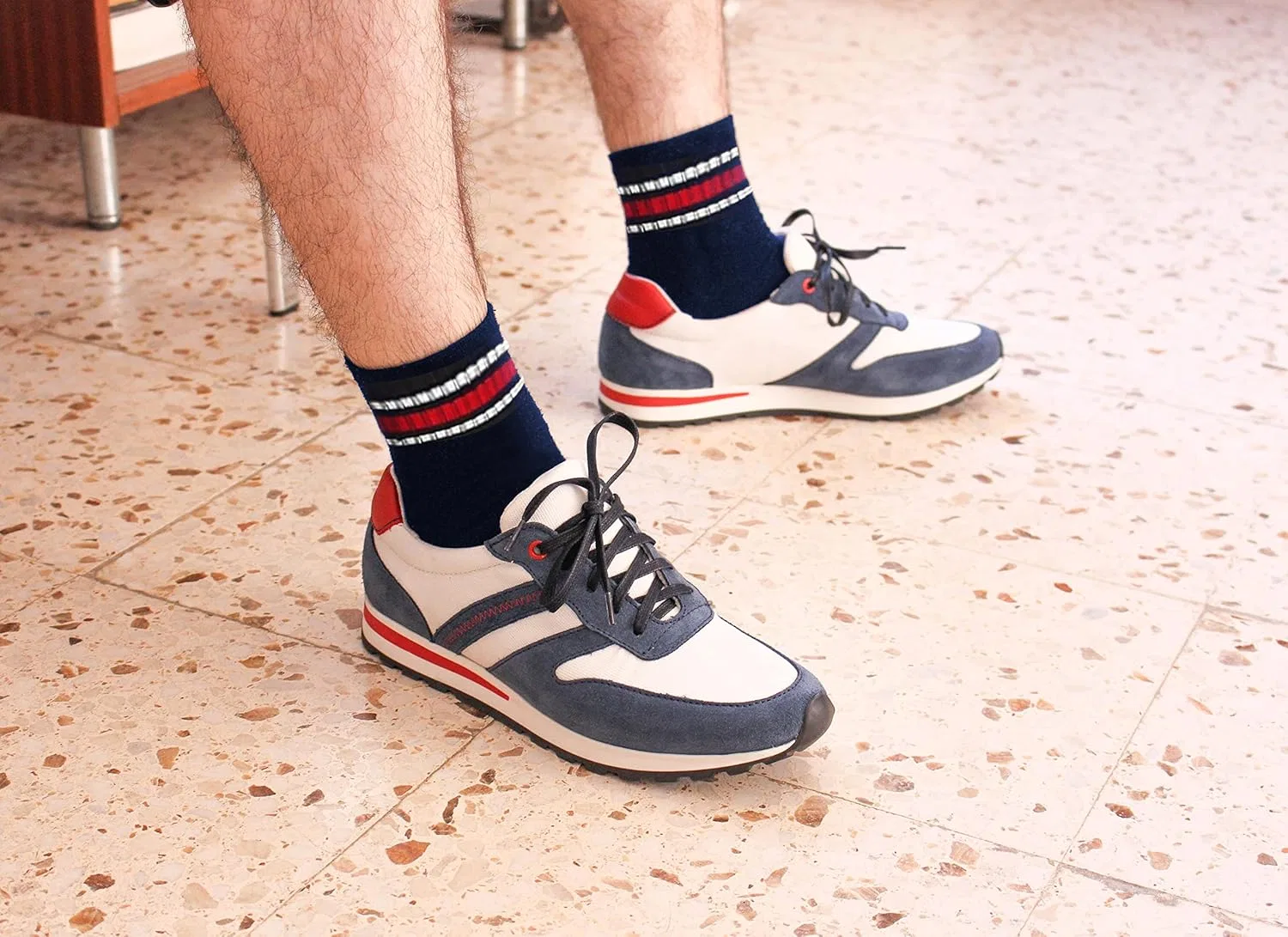 Туфли Zerimar Sportschuhe für Herren aus Naturleder | Schuhe für Herren | Lässige Schuhe aus Leder | Sportschuhe aus Leder für Herren, Blue — фото 2