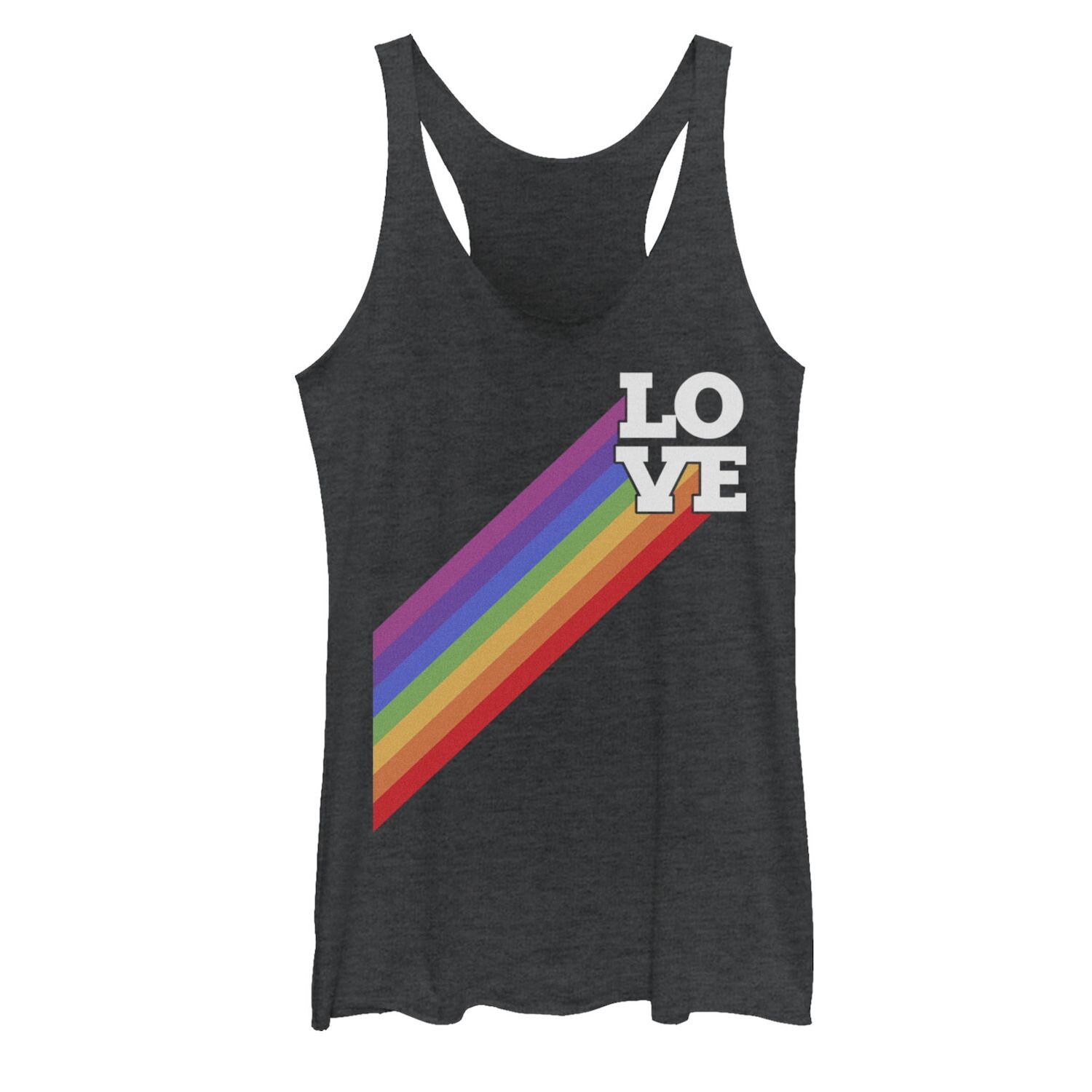 

Майка Juniors' Pride Love с полосками радуги