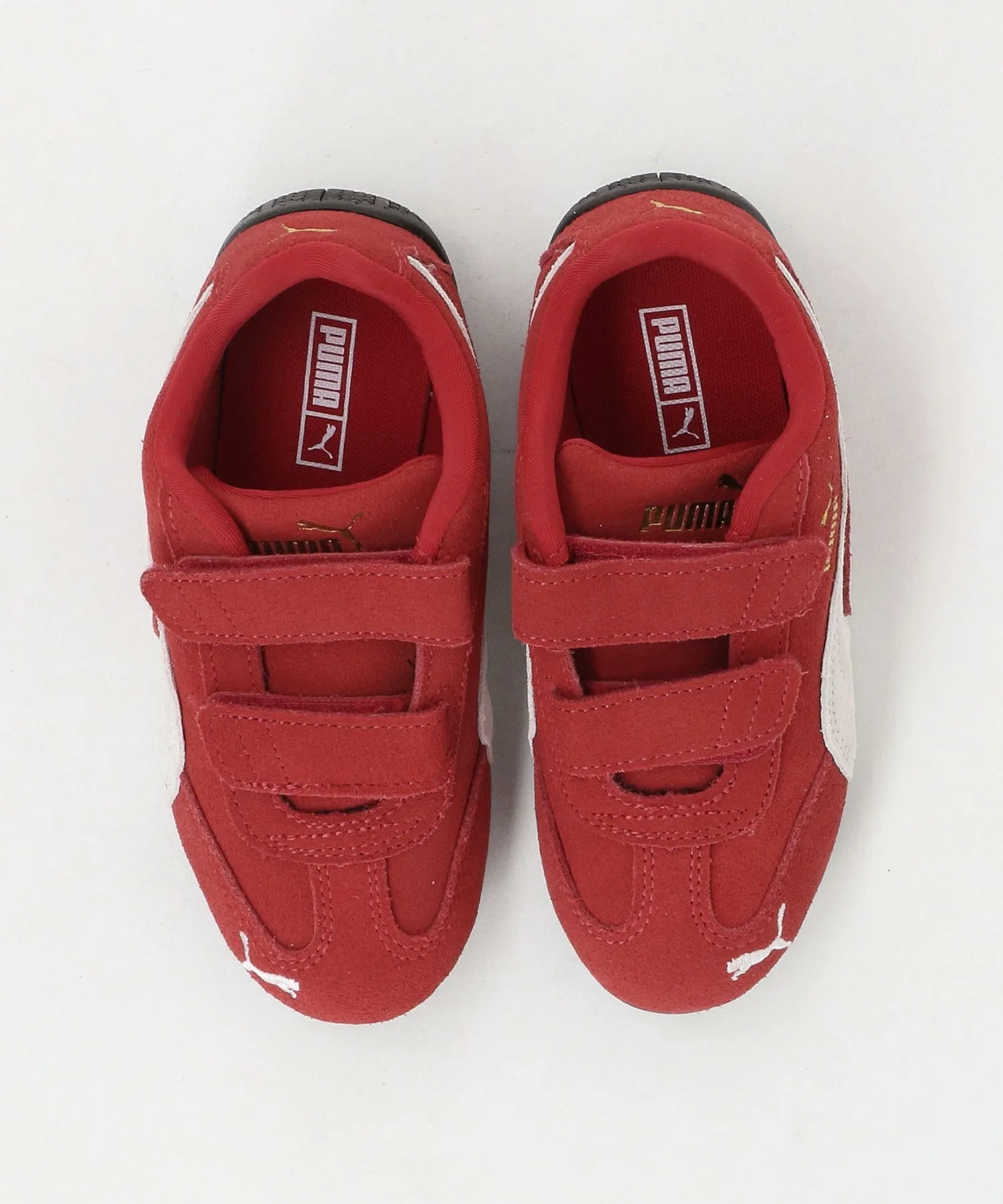 Детские кроссовки PUMA Speedcat с липучками чёрные — фото 4