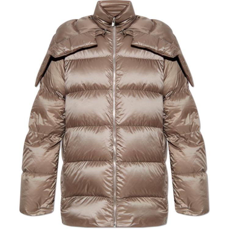 

/RO x Moncler пуховик унисекс RICK OWENS, коричневый