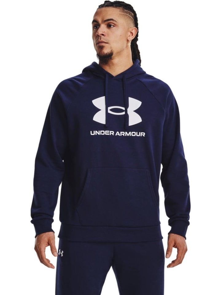 

Толстовка UA Rival Fleece Logo Hoodie Under Armour, синий