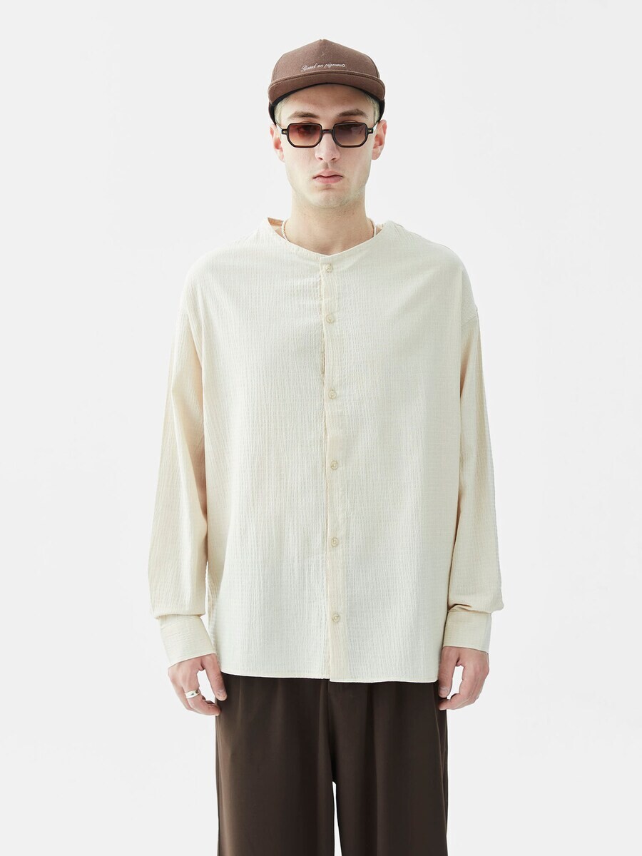 

Лонгслив VAMOS CLO Comfort fit Shirt, бежевый