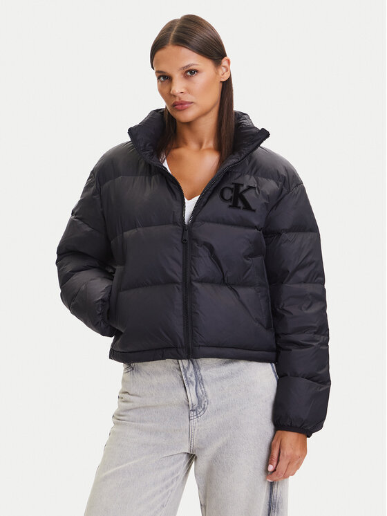 

Пуховик regular fit Graphic Logo LV047D503G Calvin Klein Jeans, чёрный, Черный, Пуховик regular fit Graphic Logo LV047D503G Calvin Klein Jeans, чёрный