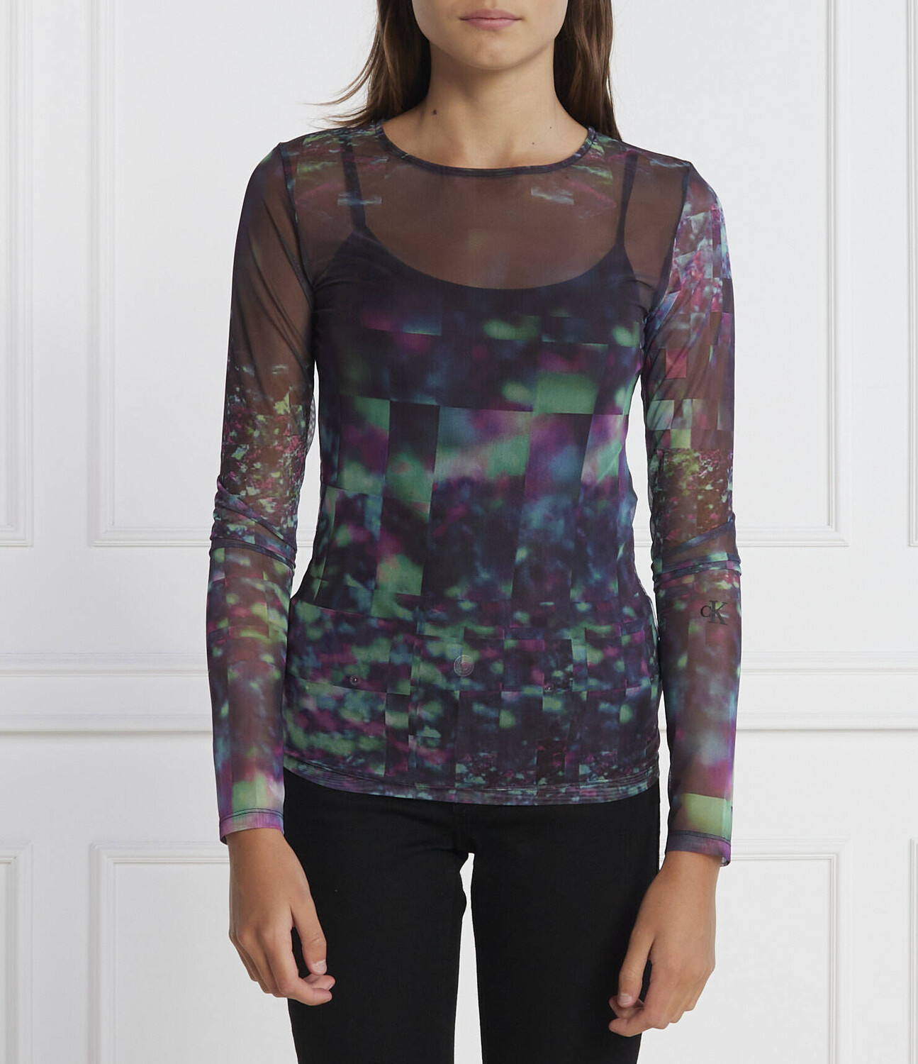 

Блуза CALVIN KLEIN JEANS Regular Fit, разноцветный