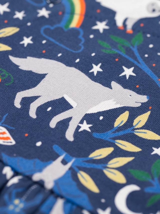 Детское кимоно-платье Kiki из хлопка Frugi, Wild Spooks — фото 3