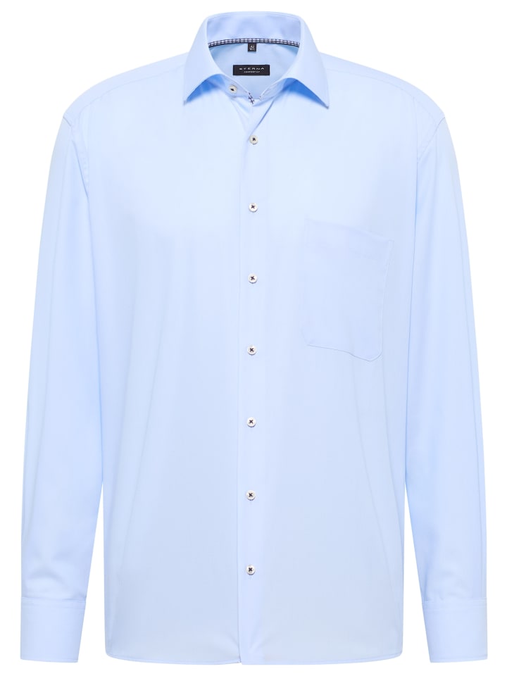 

Eterna Удобная рубашка небесно-голубого цвета