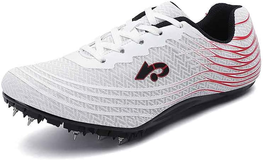 

Унисекс кроссовки для легкой атлетики с шипами, беговые кроссовки для спринта и соревнований для мужчин и женщин, для бега, прыжков и преодоления барьеров Donfaauk, белый