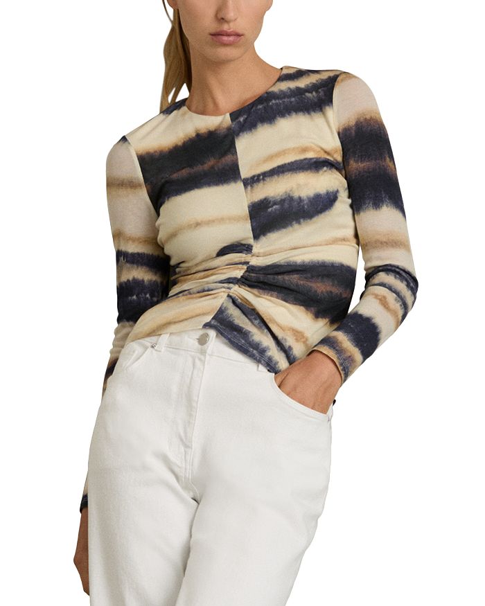 

Джерси топ с принтом Gia REISS, черный