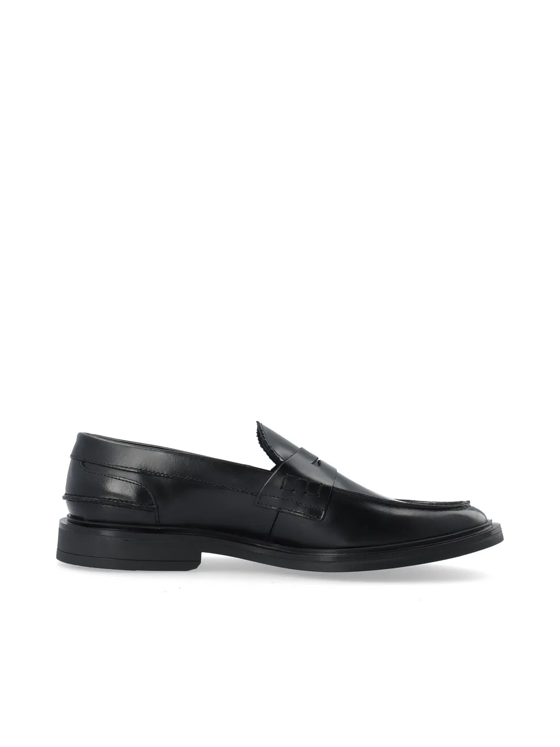 Мокасины Penny Loafer Bianco черный — фото 2
