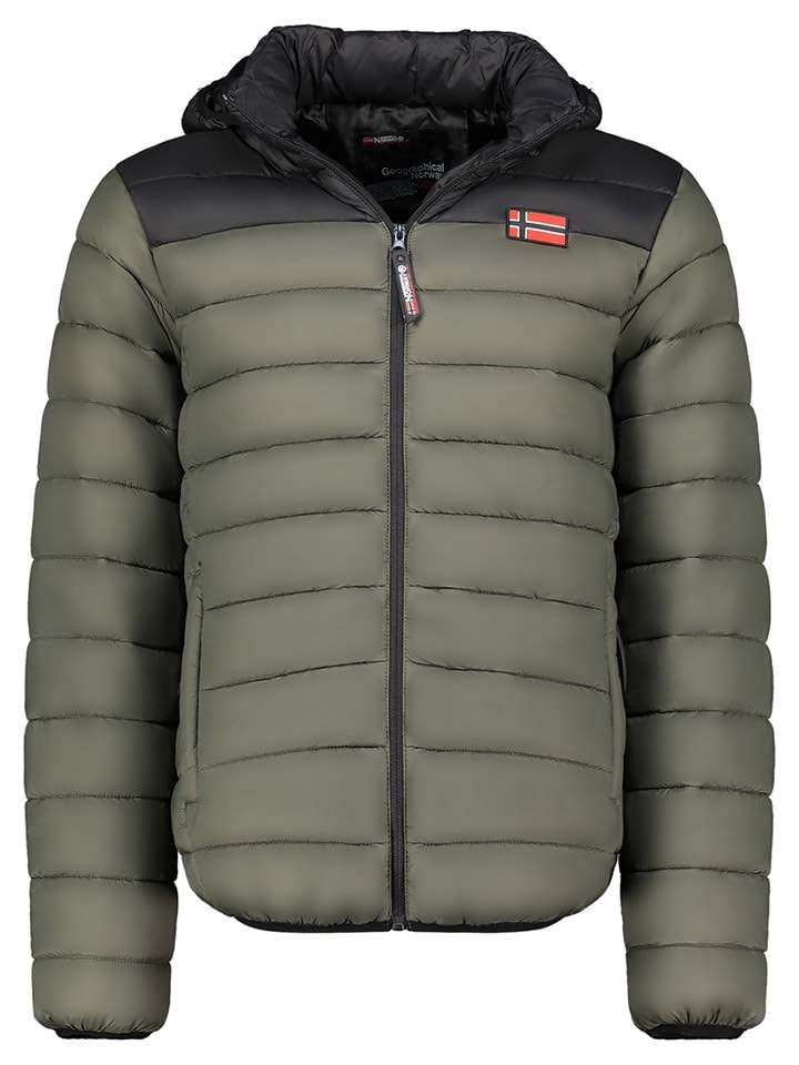 

Стеганая куртка Geographical Norway, цвет khaki/schwarz