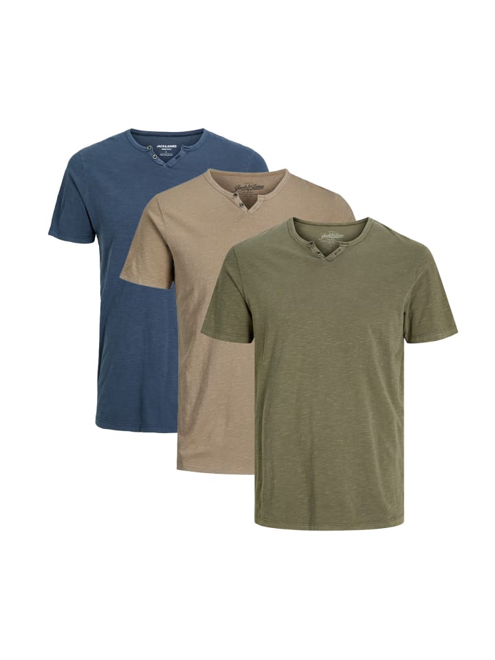 

Футболка Jack & Jones, цвет blau/beige/grün