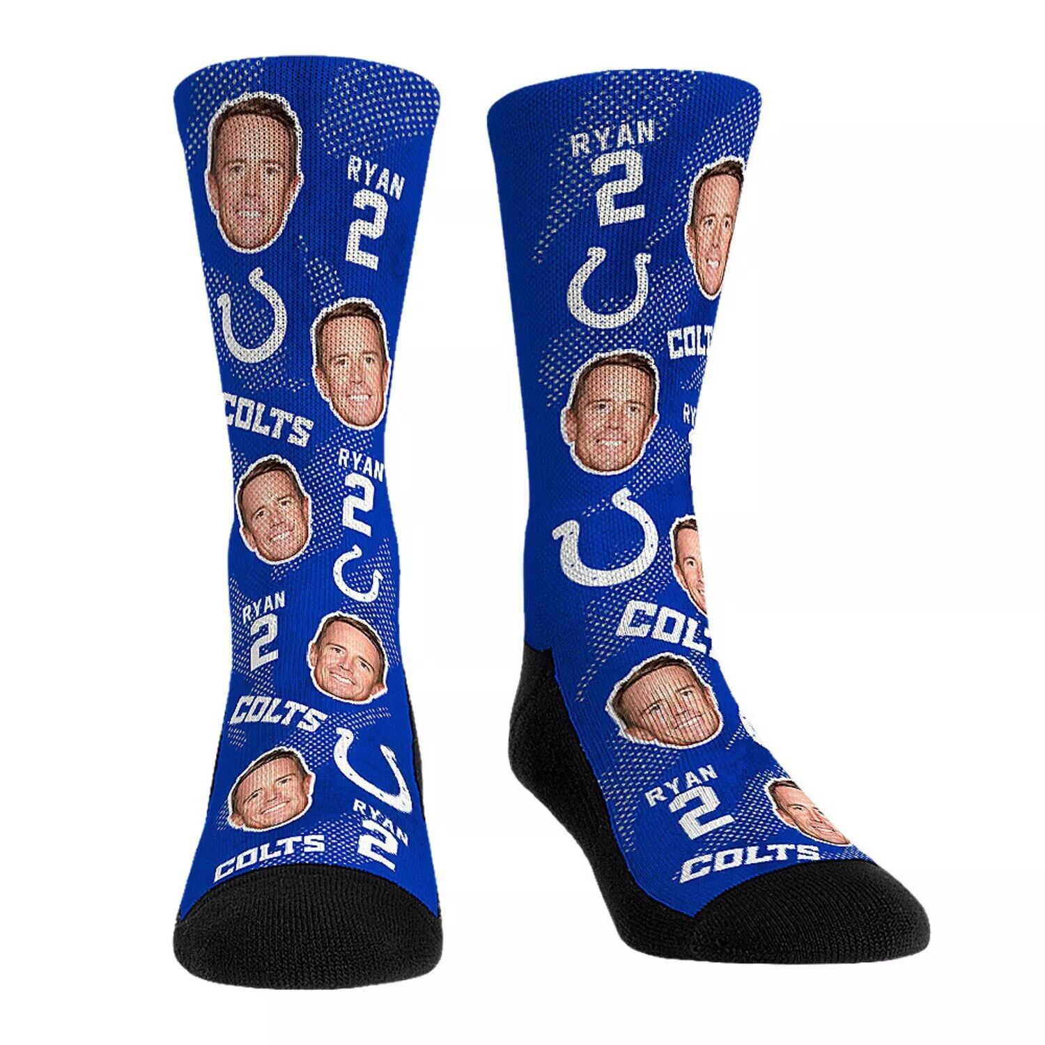 

Мужские носки Rock 'Em Носки Matt Ryan Indianapolis Colts Team Football Guy Crew