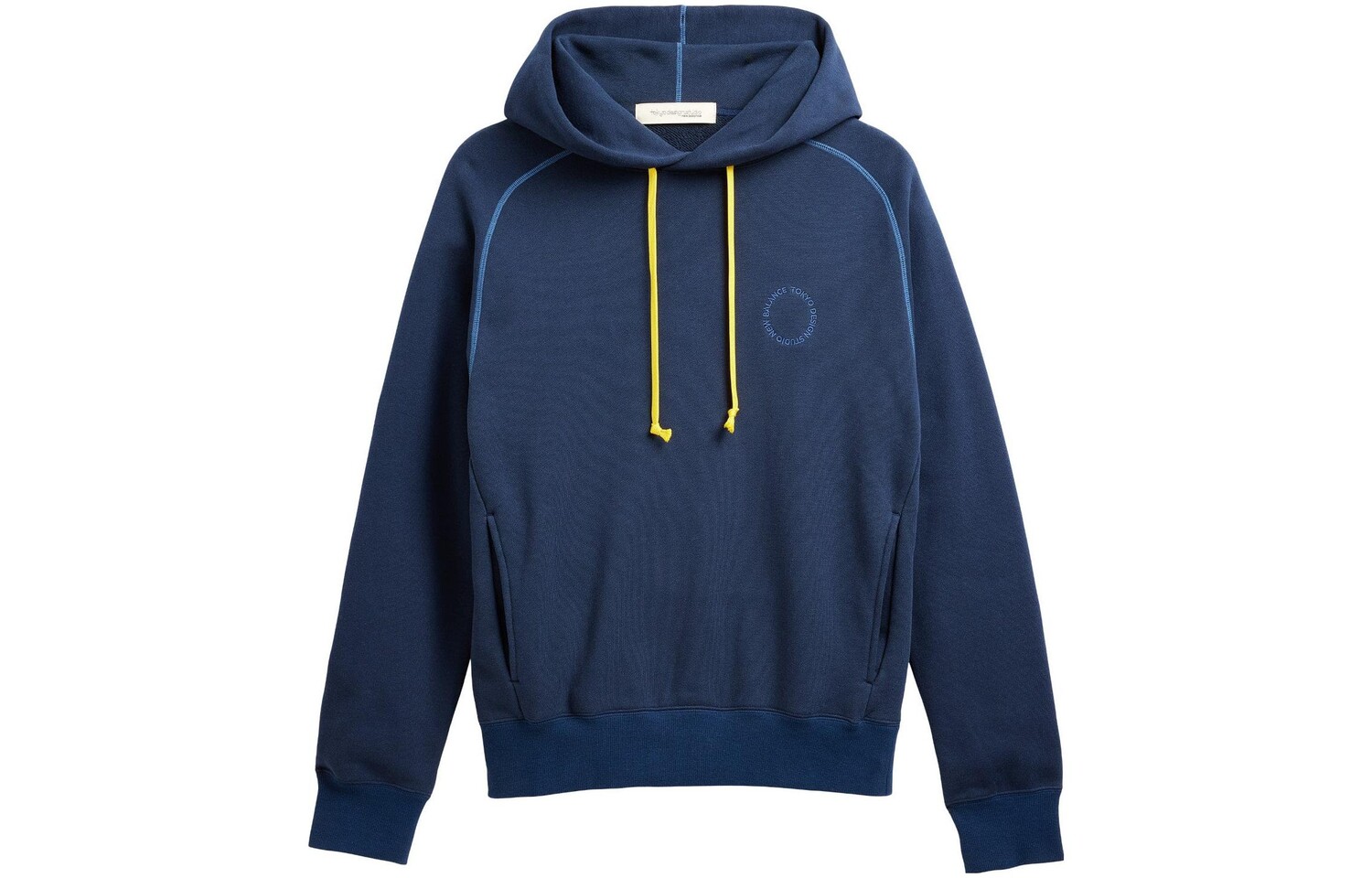 

Толстовка унисекс темно-синяя New Balance, темно-синий