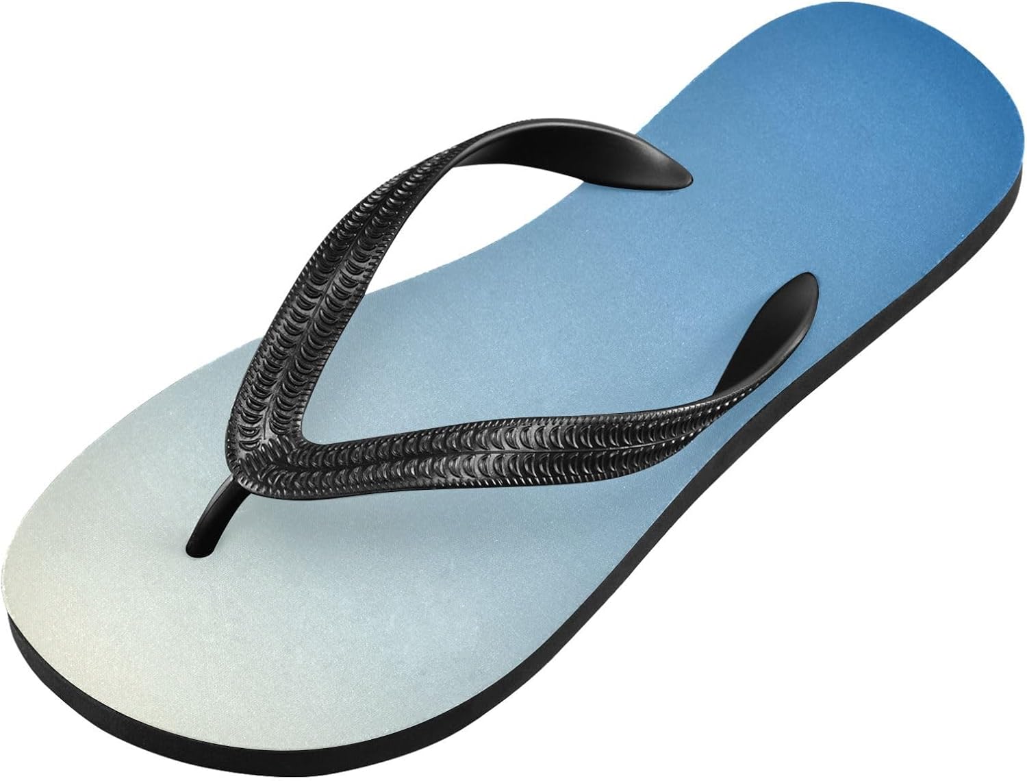 

Мужские летние шлепанцы для пляжа с синим градиентом, резиновые, противоскользящие, для душа и прогулок Sinestour