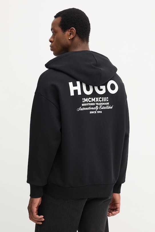 

Хлопковая толстовка Hugo Blue, черный