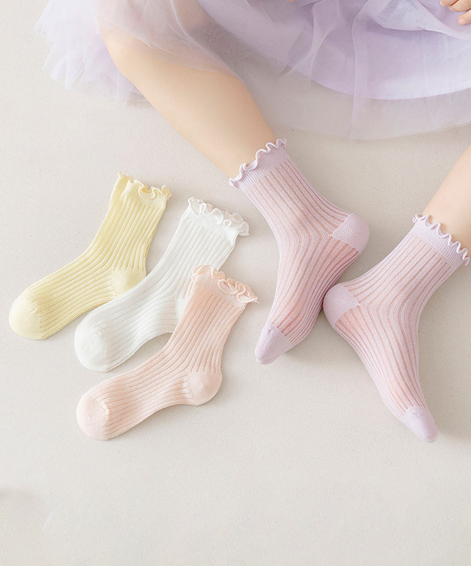 Носки Детский набор носков Mellow Frill Aimoha Kids, Multi-purpose Other 1 — фото 3