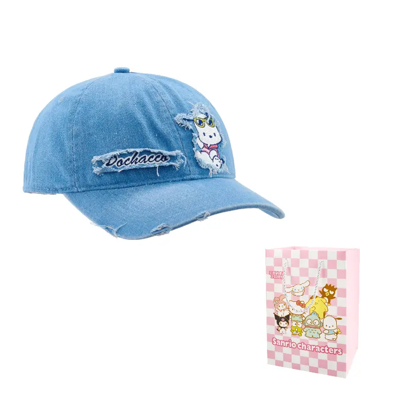 

Sanrio Бейсболка унисекс из полиэстера, Pochacco Denim Baseball Cap