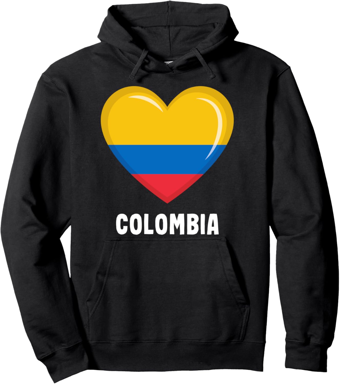 

Толстовка с флагом Колумбии, Толстовка с изображением флага Колумбии Colombia Flag Clothing, черный