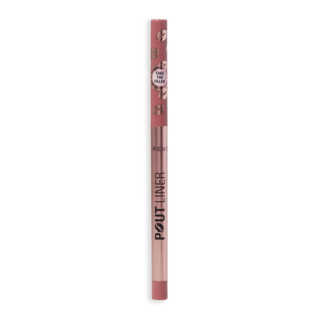 

Карандаш для губ pout bomb plumping lip liner jelly berry mauve Revolution, chauffeur nude, вес 0.2 гр.