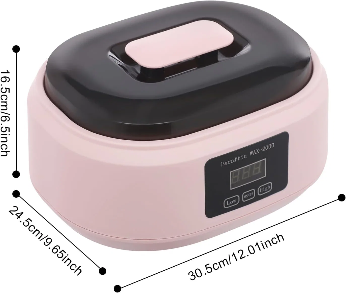 Парафиновая ванна для рук и ног объемом 3.4 л от HOMEASY ‎Cucummoo, Pink — фото 2