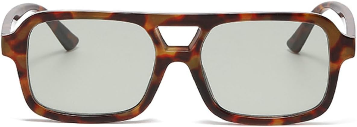 

Модные женские солнцезащитные очки с двойной перемычкой, ретро-очки с заклепками, мужские солнцезащитные очки с градиентным переходом, солнцезащитные очки UV400 5188 Melrose, Leopard Grey