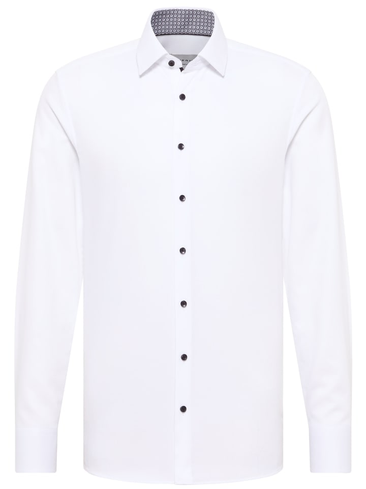 

Рубашка Slim Fit белого цвета Eterna
