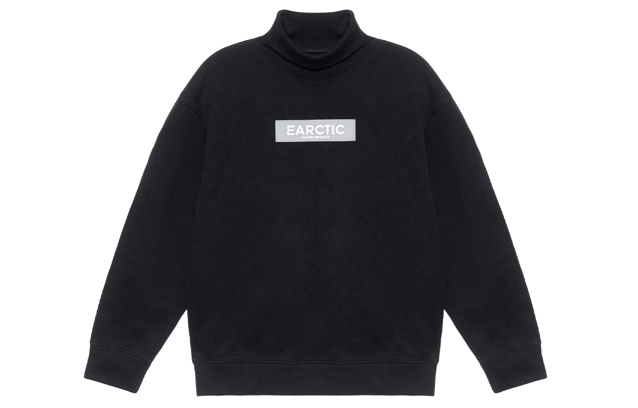 Устойчивая коллекция FW22 толстовка Men's EMPORIO ARMANI, черный — фото 3