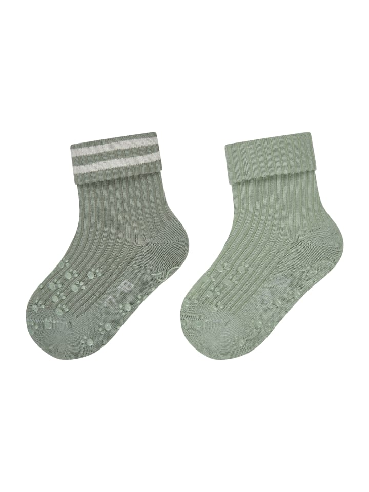 

Sterntaler Носки для ползания ABS, комплект из 2 штук, ребристые, светло-зеленые