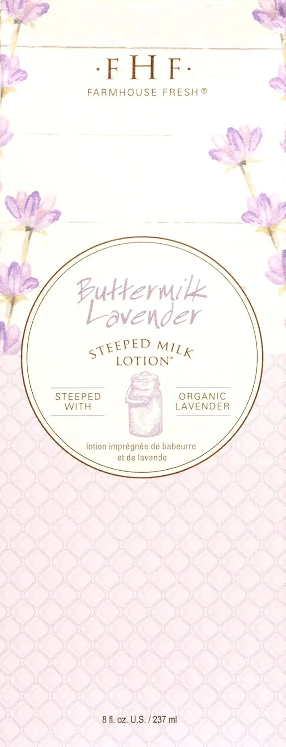 Лосьон FarmHouse Fresh Buttermilk Lavender Steeped Milk Lotion, 8 жидких унций. 237 мл (1 шт.) — фото 2