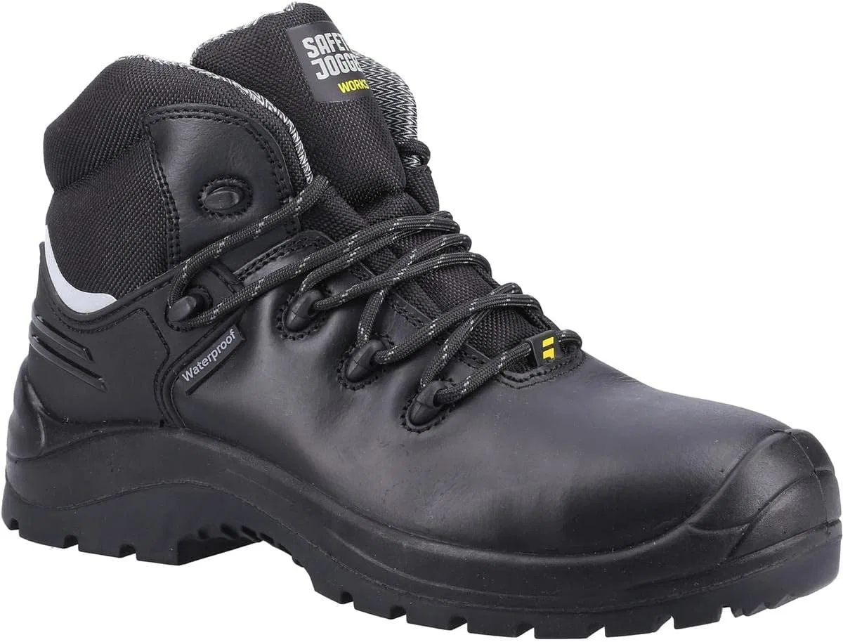 Ботинки Maxguard X430 S3 Sicherheitsstiefel, Rindleder, metallfrei, Waterproof, schwarz, Gr. 38-50, Black — фото 4