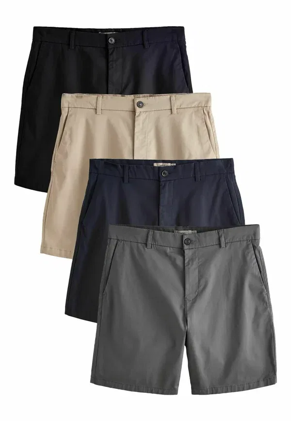 Шорты 4 шт Next, navy stone light grey charcoal, темно-синий, камень, светло-серый, угольный — фото 3