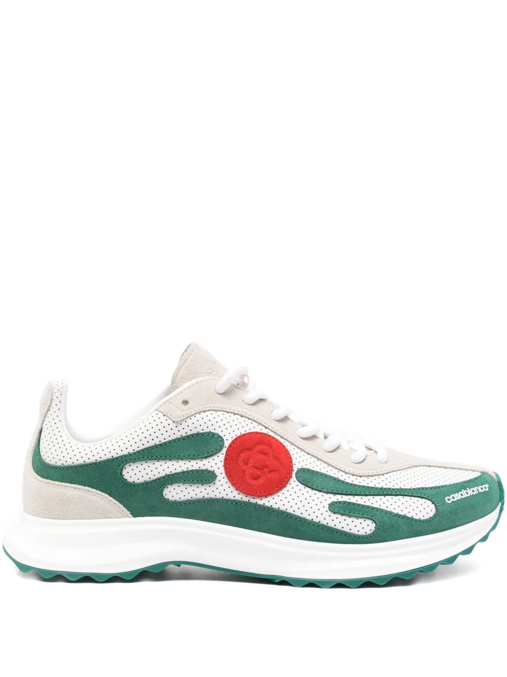 

Кроссовки Stade с аппликацией CASABLANCA, белый