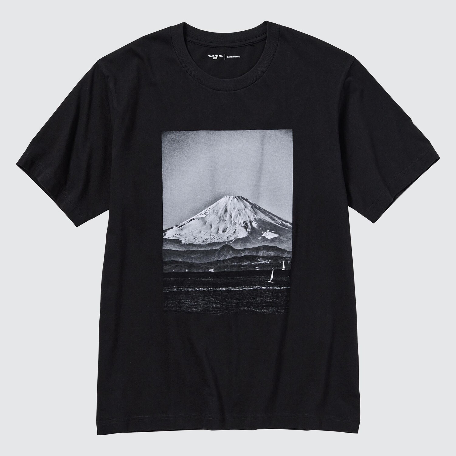 

Футболка Uniqlo Peace For All Daido Moriyama с графикой, черный