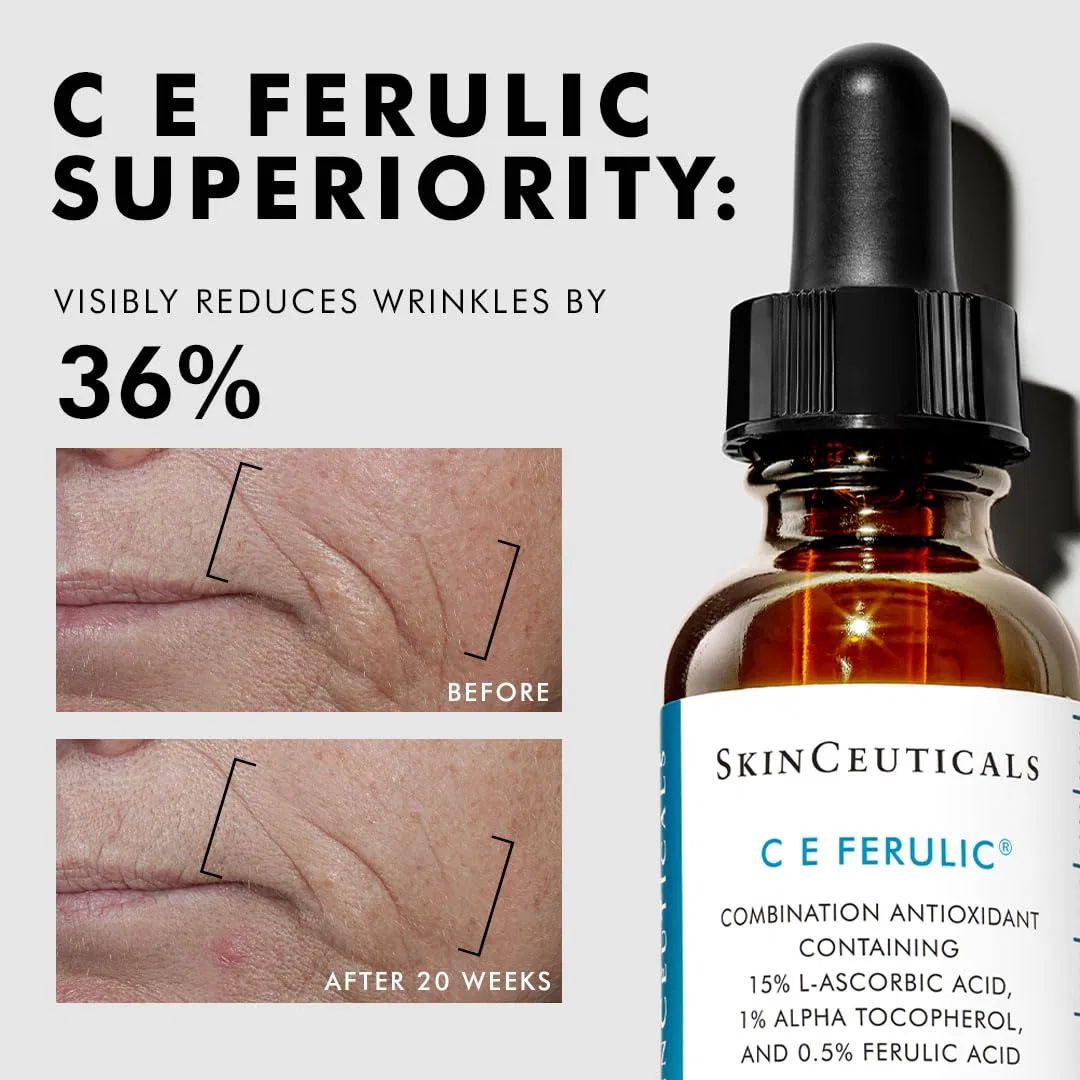 Сыворотка Skinceuticals — Антиоксидантная для лица «C E Ferulic» от, 30 мл — фото 3