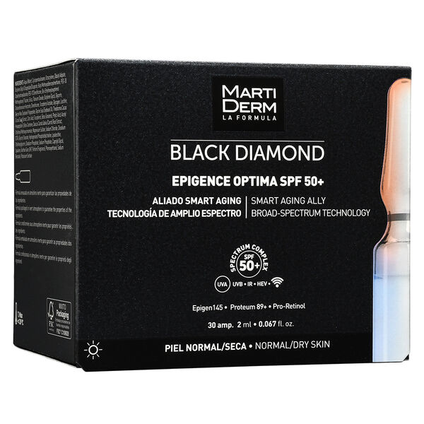 

Антивозрастная сыворотка в ампулах, 30x2 мл Martiderm Black diamond epigence optima spf50+