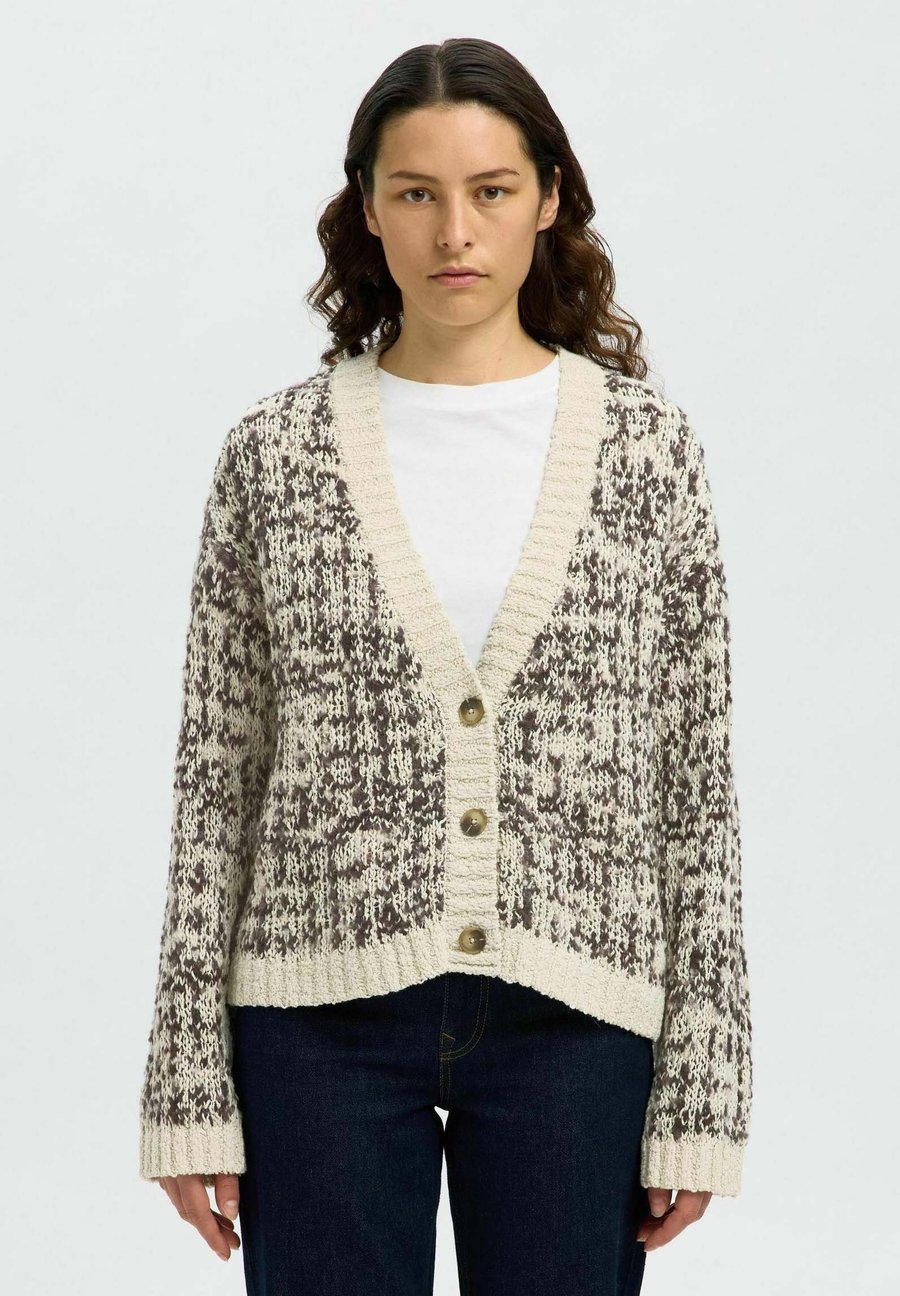 

Кардиган Selected Femme Cardigan, Birch/White