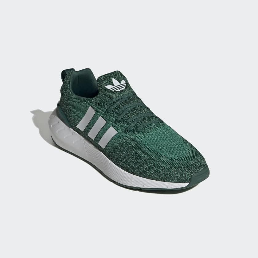 Мужские кроссовки adidas Swift Run 22, белый/зеленый — фото 4
