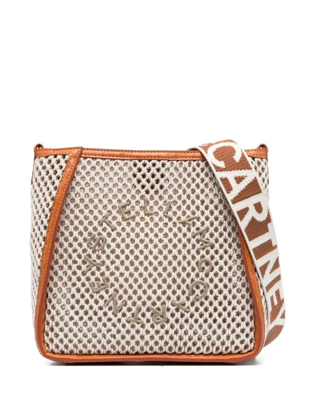 

Stella McCartney сумка на плечо с вышивкой Stella Logo, нейтральный