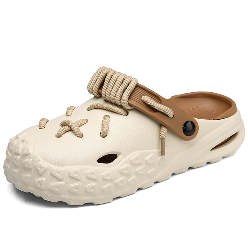 

JKEM Клоги унисекс бежево-коричневые, цвет Beige Brown