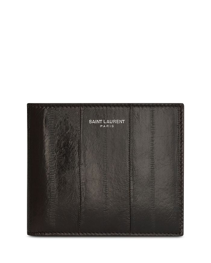 

Кошелёк из кожи угря SAINT LAURENT, коричневый