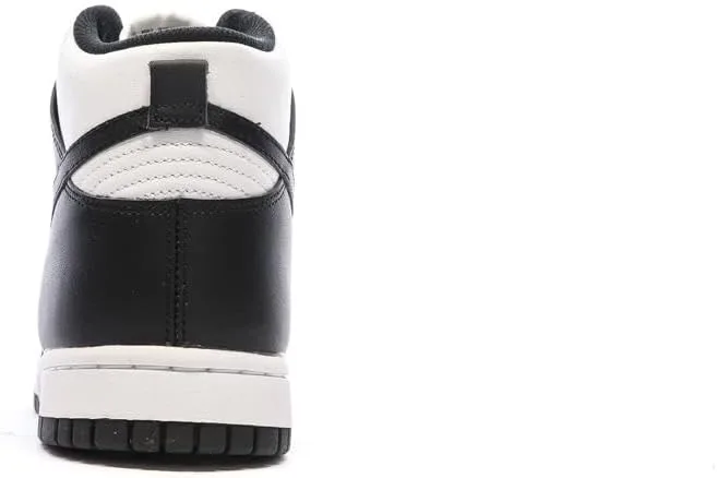 Мужские баскетбольные кроссовки Nike Dunk Hi Retro, белый/черный/оранжевый — фото 3