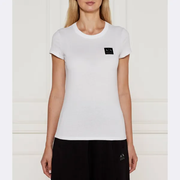 

Футболка стандартного кроя Armani Exchange, белый