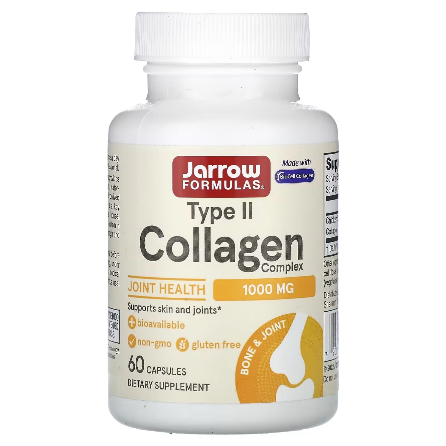 

Коллагеновый комплекс Jarrow Formulas типа II, 60 капсул