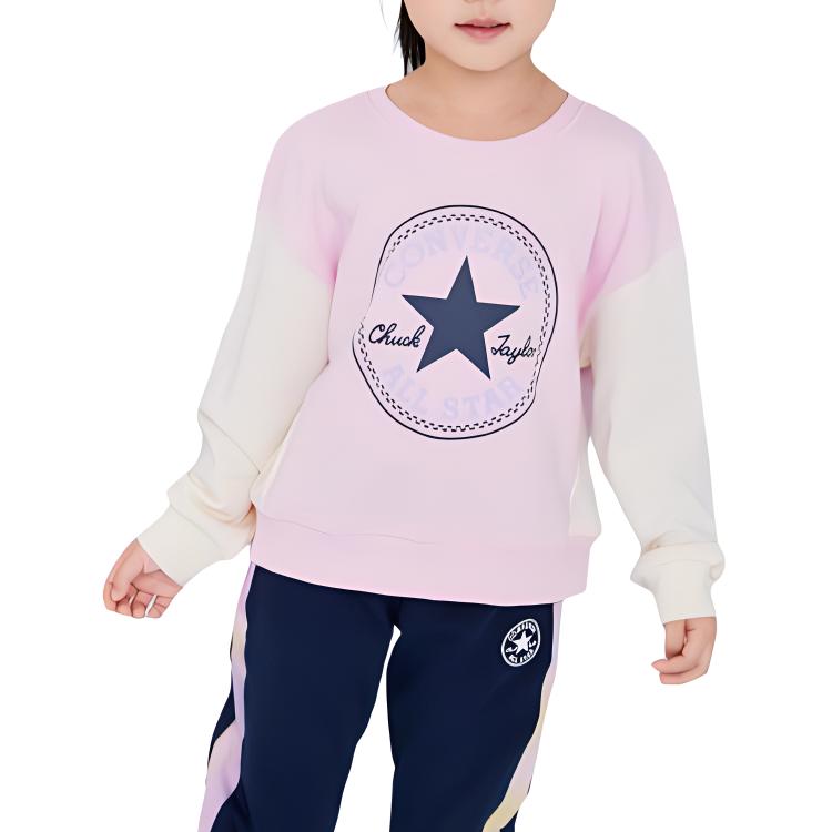 Converse Толстовка Terry Tops Cherry Blossom Pink детская