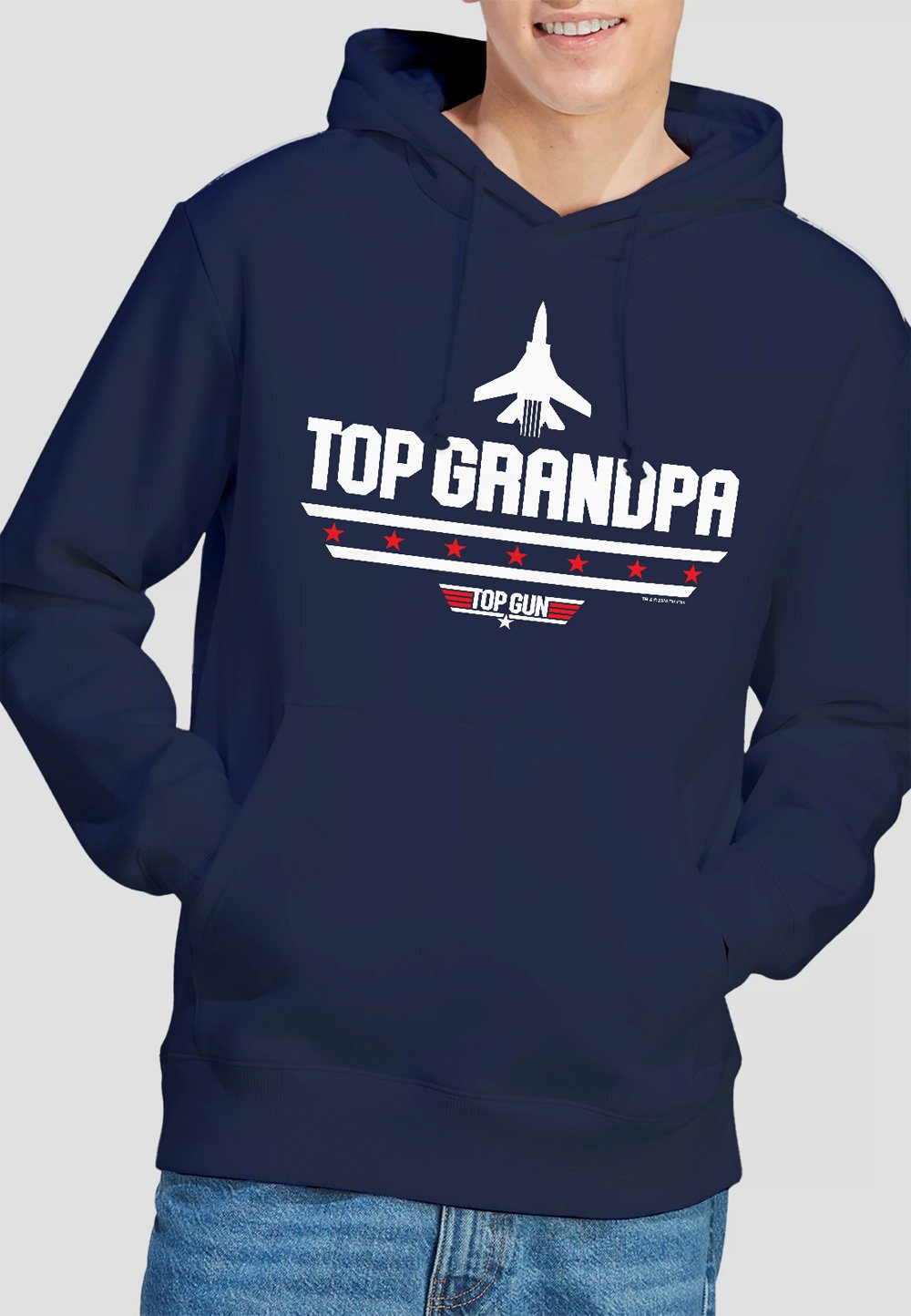 

Толстовка TOP GUN FATHERS DAY GRANDPA Cotton Soul, темно-синий