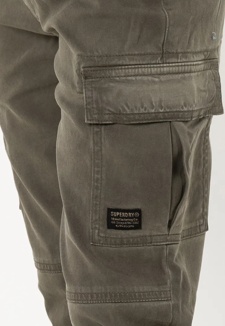 Брюки карго, узкий крой, Skinny Fit Superdry, зеленый/хаки — фото 3