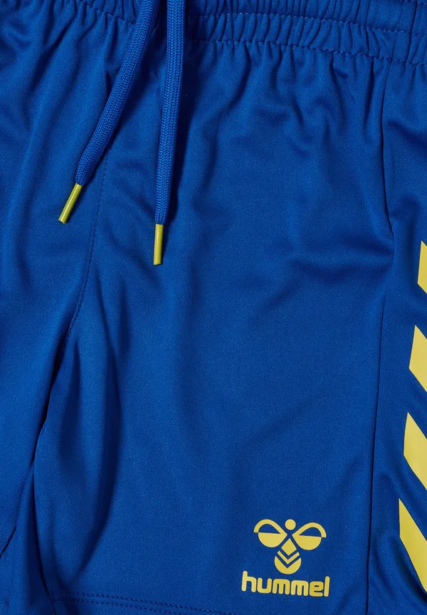 Спортивные штаны hmlcore 2.0 Hummel, True Blue Blazing Yellow — фото 3
