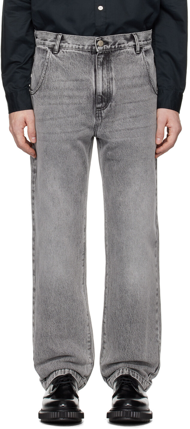 

Серые обычные джинсы mfpen, Washed grey